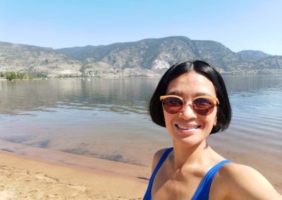 Skaha lake beach